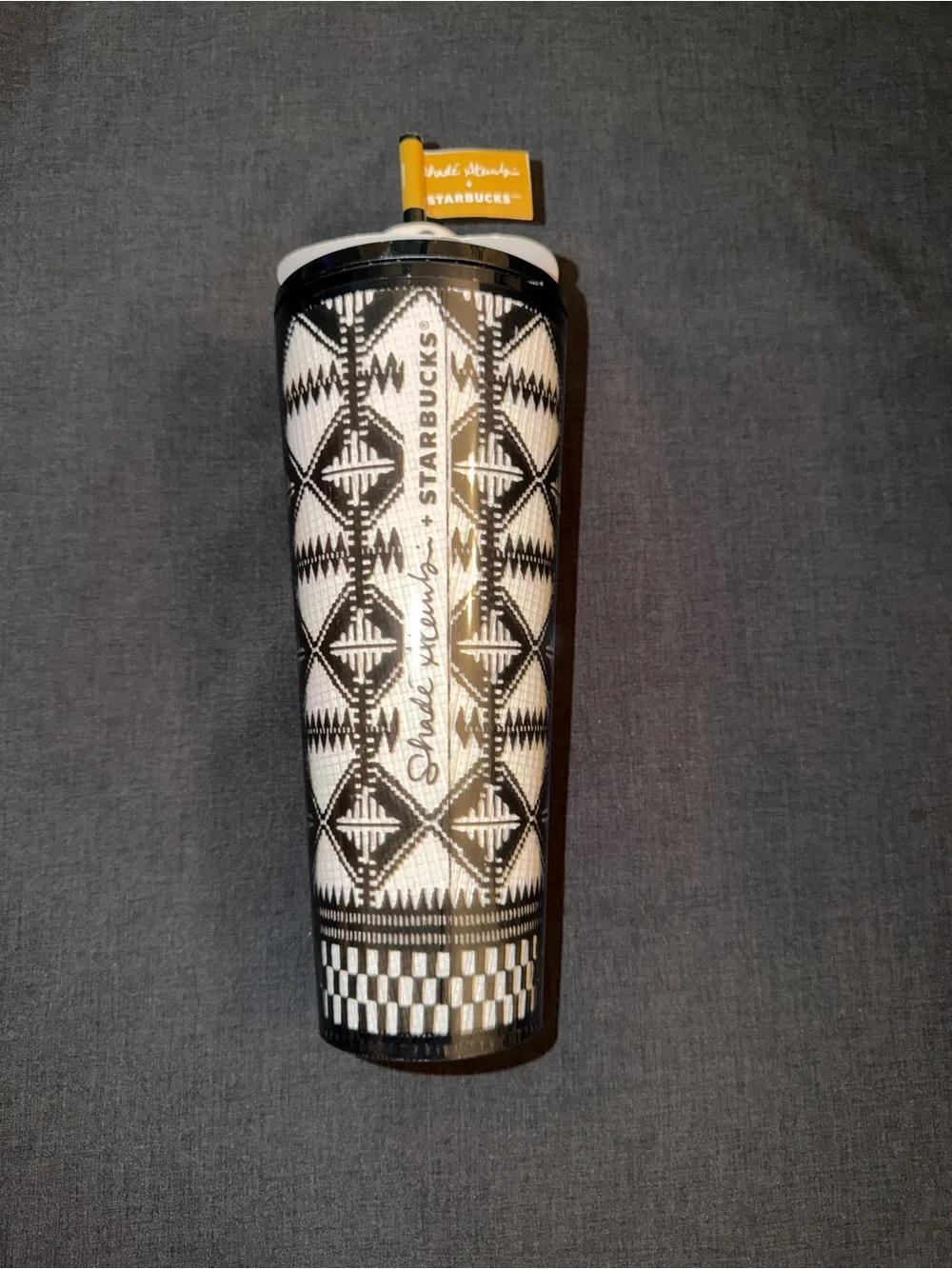 Starbucks x Shadé Akanbi 24oz Cold Cup w/ Straw & Tag